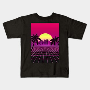 Retro Horizon Kids T-Shirt